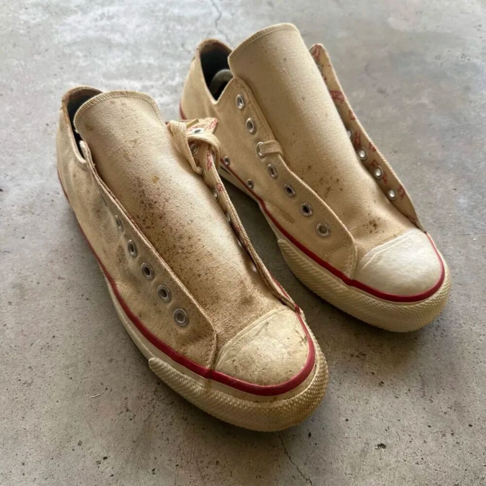 Vintage 60s Bata Bullets Converse Copies Sneakers Size 10.5 NOS
